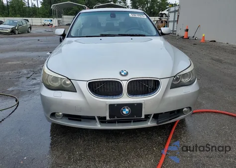 2005 BMW 530 I из США, поврежденный, VIN WBANA73585B819107